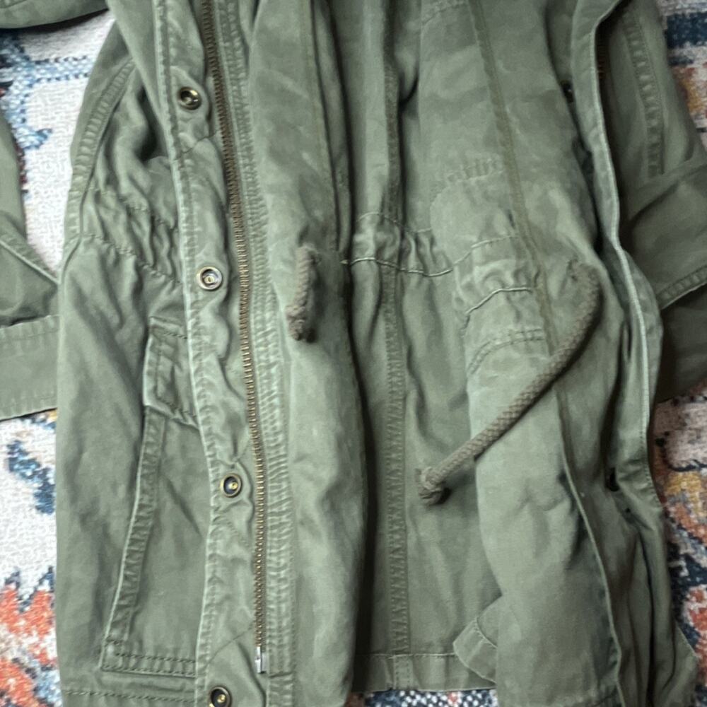 Madewell Surplus Jacket Olive Green Utility Field Coat Size XS - Picture 7 of 7